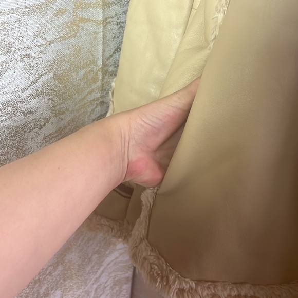 Vintage RARE Jessica By Christopher 100% Genuine Leather Jacket Size 10 - Picture 7 of 15